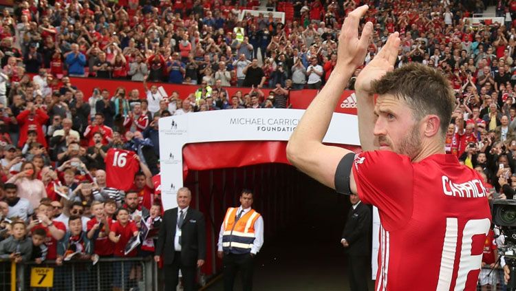 Gelandang Manchester United, Michael Carrick. Copyright: © INDOSPORT