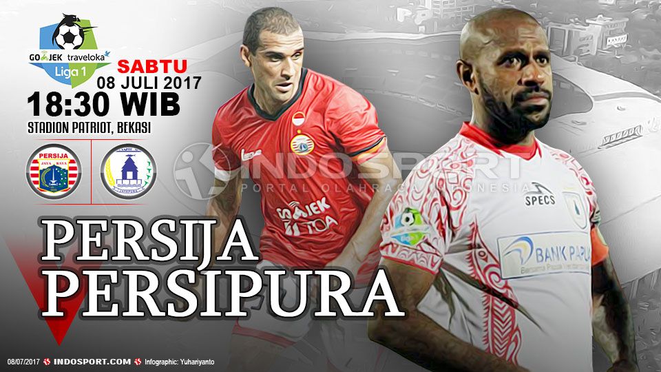 Prediksi Persija Jakarta vs Persipura Jayapura. Copyright: &copy; Grafis:Yuhariyanto/Indosport/liga-indonesia