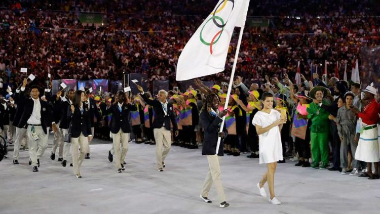 Tim Pengungsi Olimpiade Rio 2016. Copyright: © NBC Olympics