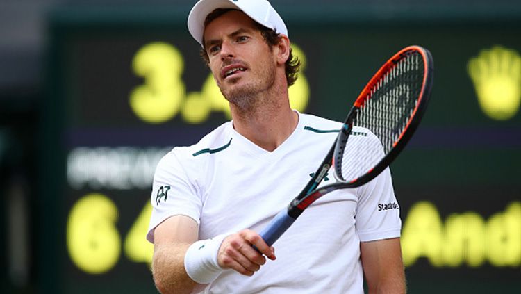 Andy Murray harus tumbang di babak perempatfinal Wimbledon 2017. Copyright: © INDOSPORT