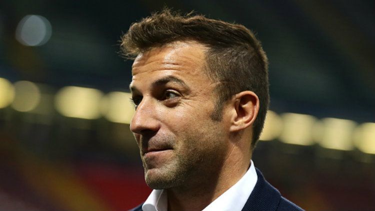 Alessandro Del Piero pilih ‘diam 1000 bahasa' saat ditanyai apakah legenda hidup Bianconeri itu bakal menerima jabatan wakil presiden Juventus. Foto: Chris Brunskill Ltd/Getty Images. Copyright: © Chris Brunskill Ltd/Getty Images