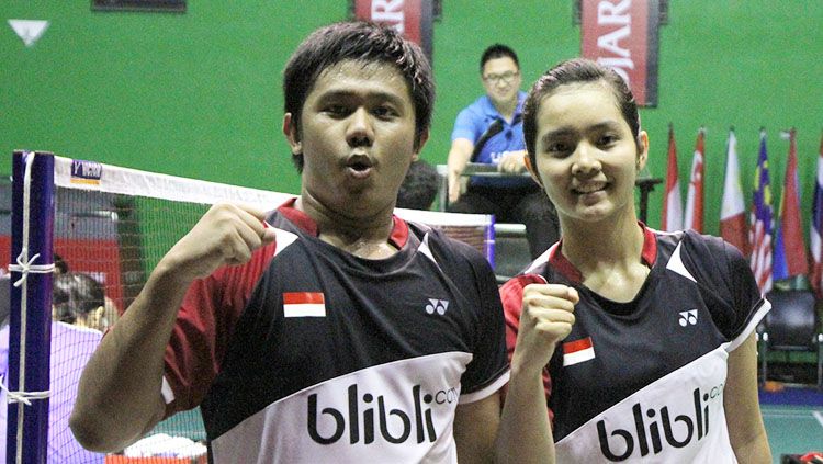 Ganda campuran Indonesia, Yantoni Edy Saputra/Marsheilla Gischa Islami. Copyright: © Djarum Badminton