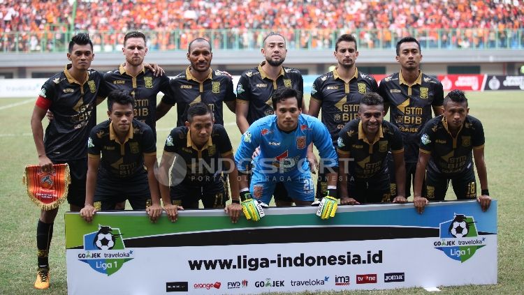 Skuat Borneo FC di Liga 1 musim 2017 lalu. Copyright: © Herry Ibrahim/INDOSPORT