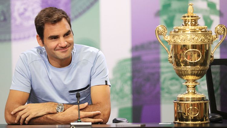 Roger Federer ternyata membawa berkah bagi rekannya sesama petenis. Copyright: © INDOSPORT