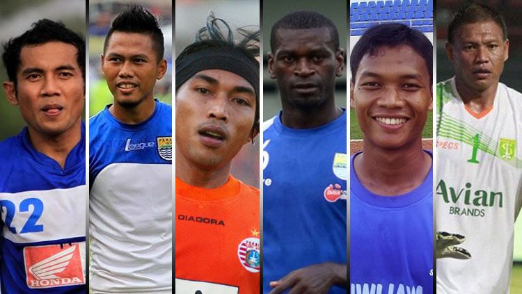 Enam pemain yang pindah bersamaan dari Persija Jakarta ke Persib Bandung. Copyright: © liga-indonesia