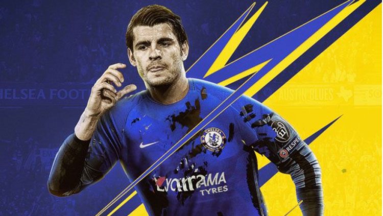 Alvaro Morata akan memakai jersey Chelsea musim depan. Copyright: © Goal.com