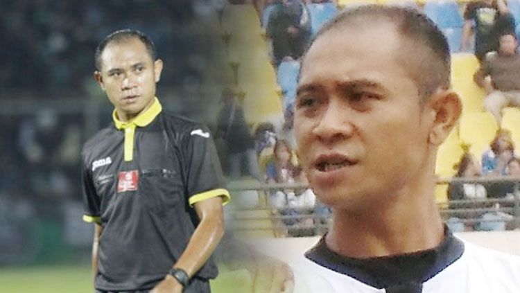 Oki Dwi Putra, wasit yang baru-baru ini mencuat akibat kasus pelanggaran Novri Setiawan, ternyata cukup lekat dengan kontroversi. Copyright: © pssi.org