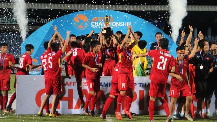 Vietnam menjuarai Piala AFF U-15. Copyright: © AFF.com