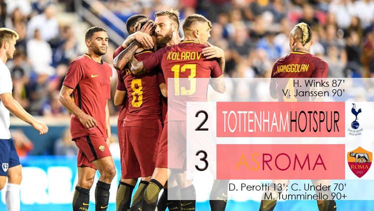 Tottenham 2-3 AS Roma. Copyright: &copy; Grafis/Gregah/INDOSPORT/Getty