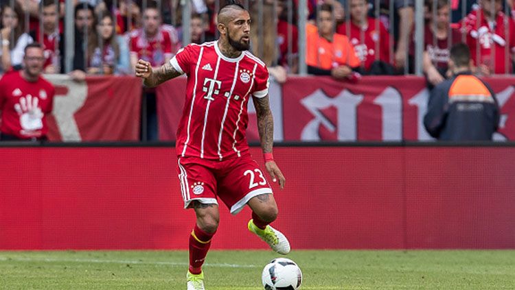 Gelandang serang Bayern Munchen, Arturo Vidal. Copyright: © INDOSPORT