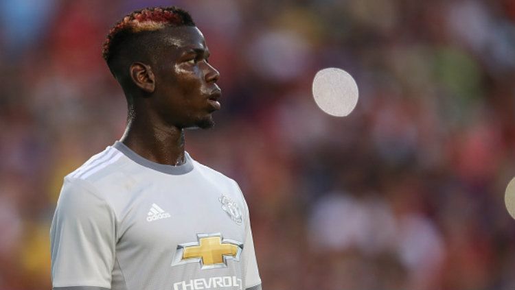 Gelandang andalan Manchester United, Paul Pogba. Copyright: © Robbie Jay Barratt - AMA/Getty Images