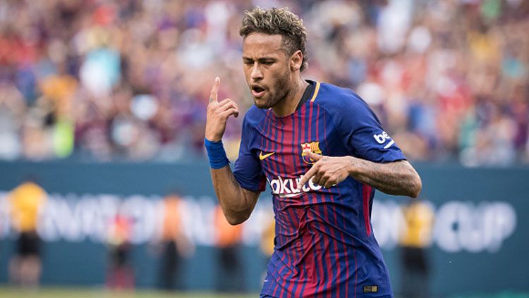 Penyerang Barcelona, Neymar. Copyright: © INDOSPORT