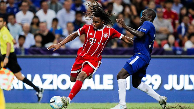 Gelandang Bayern Munchen, Renato Sanches saat melawan Chelsea. Copyright: © Indosport.com