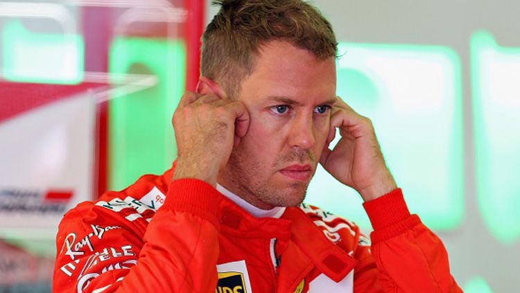 Sebastian Vettel, pembalap Ferrari. Copyright: © INDOSPORT