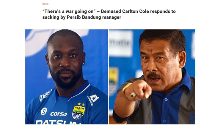 Carlton Cole vs Umuh Muchtar. Copyright: © Squawka