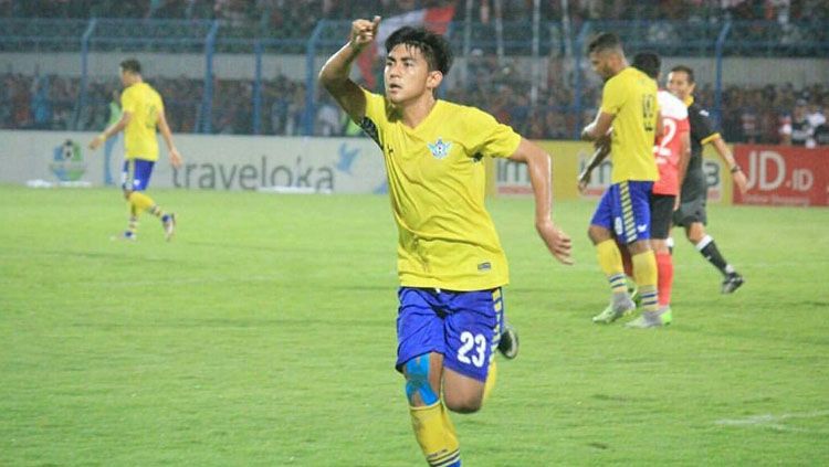 Penyerang Gresik United, Arsyad Yusgiantoro. Copyright: © liga-indonesia.id