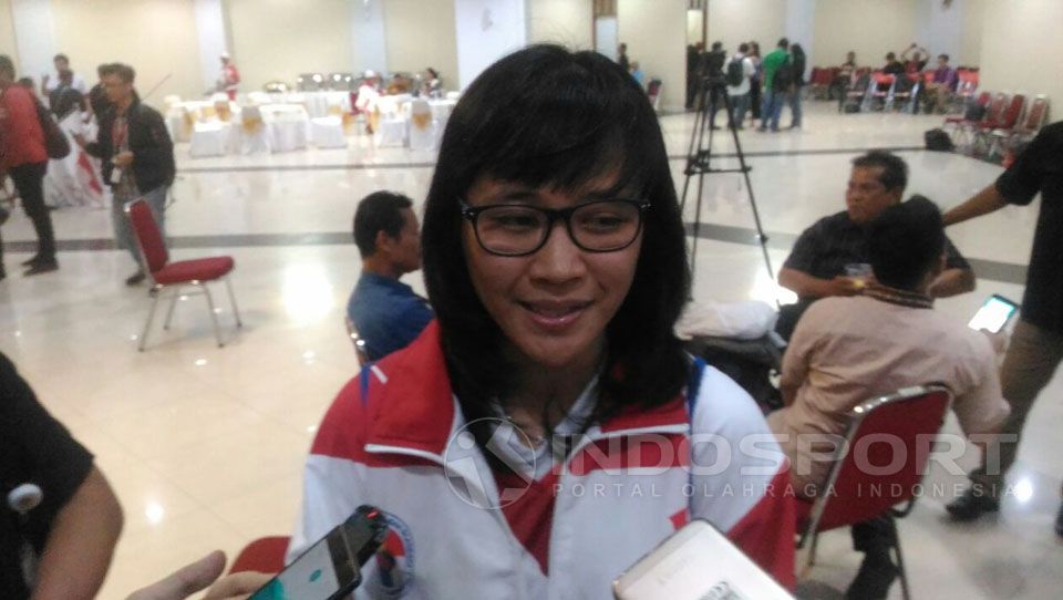 Citra Adisti kiper Timnas Futsal Putri Indonesia. Copyright: © Zainal Hasan/Indosport.com