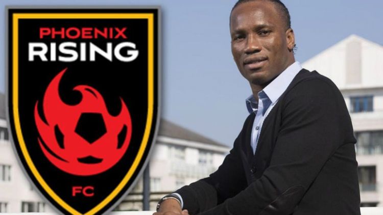 Didier Drogba, pemain dan pemilik Phoenix Rising. Copyright: © Mirror.co.uk