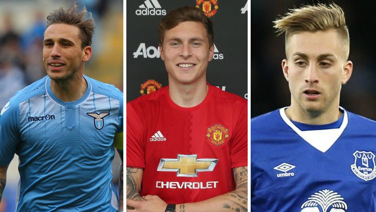 Lucas Biglia, Victor Lindelof, Gerard Deulofeu. Copyright: © Getty Images