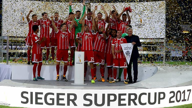 Bayern Munchen juara Piala Super Jerman 2017. Copyright: &copy; Getty Images