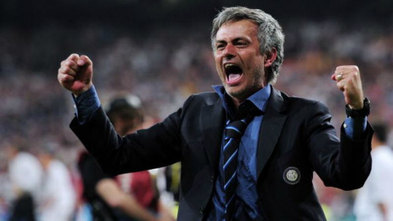 Jose Mourinho saat masih melatih Inter Milan. Copyright: © Getty Images