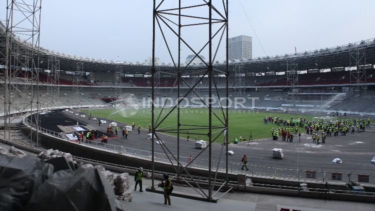 Kondisi Terkini Stadion Utama Gelora Bung Karno. Copyright: © Herry Ibrahim/Indosport.com