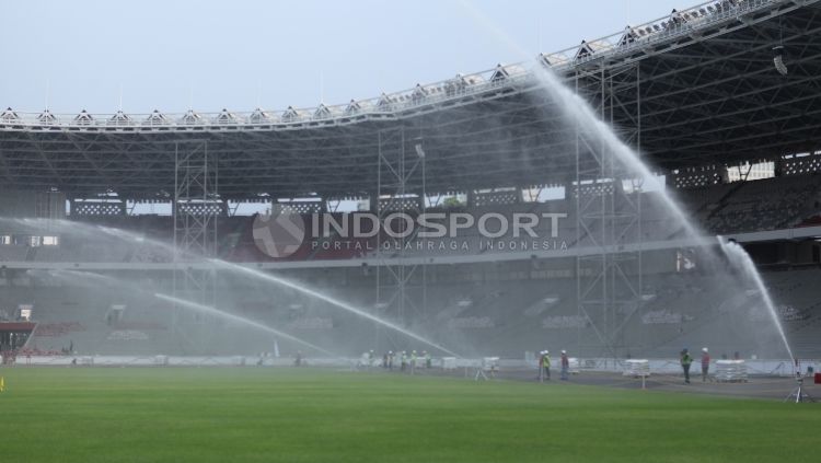 Kondisi terkini Stadion GBK. Copyright: © Herry Ibrahim/Indosport.com