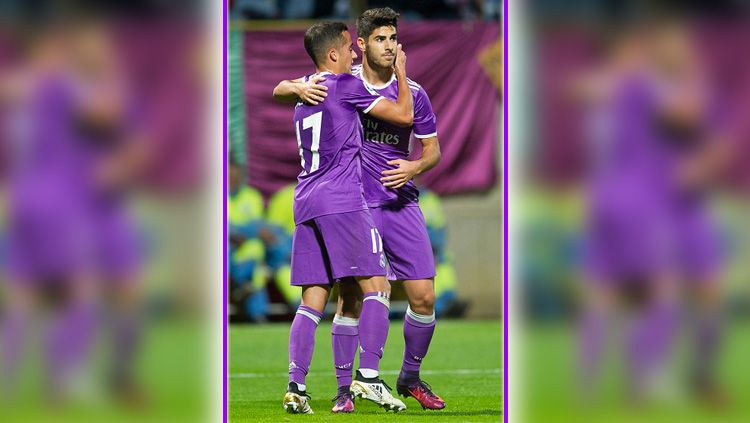 Lucas Vazquez dan Marco Asensio, dua pemain bintang Real Madrid. Copyright: © Getty Images