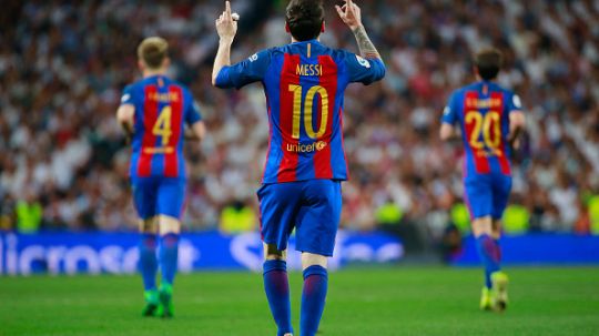 Lionel Messi, pemain megabintang Barcelona. Copyright: © Getty Images