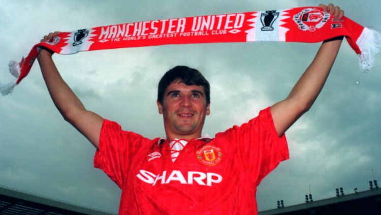 Roy Keane, mantan kapten Manchester United. Copyright: © Getty Images