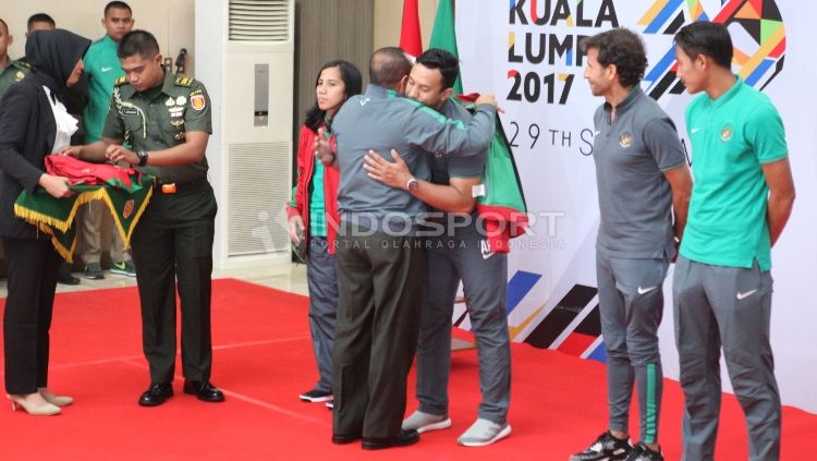 Ketua Umum PSSI dan pelatih Timnas Futsal Putri, Andre Picessa. Copyright: © Herry Ibrahim/Indosport.com