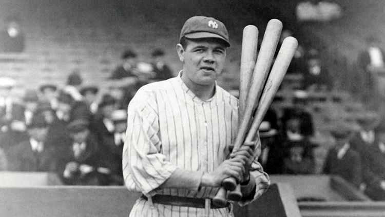 Atlet baseball, Babe Ruth. Copyright: © hollywoodreporter.com