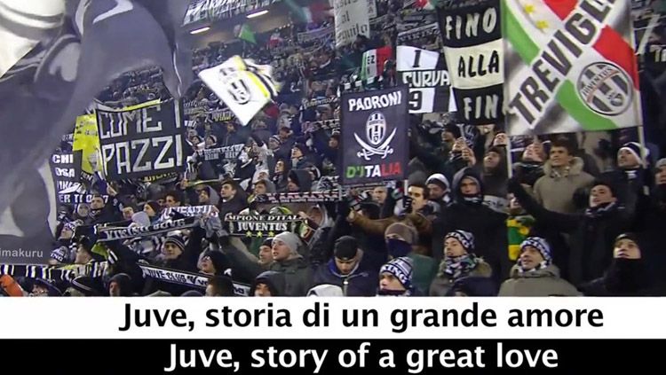 Fans Juventus. Copyright: © BimaKuruBlog