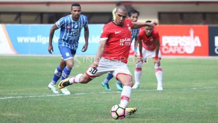 Striker Persija, Bruno Lopes. Copyright: © Herry Ibrahim/Soicaumienbac.cc