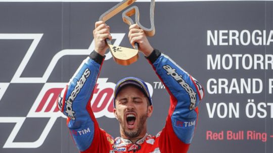 Andrea Dovizioso menang MotoGP Austria 2017. Copyright: © Getty Images