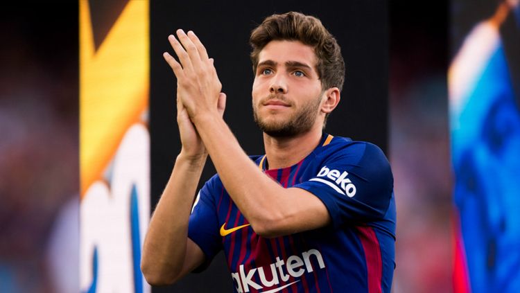 Sergi Roberto, gelandang Barcelona. Copyright: © Getty Images