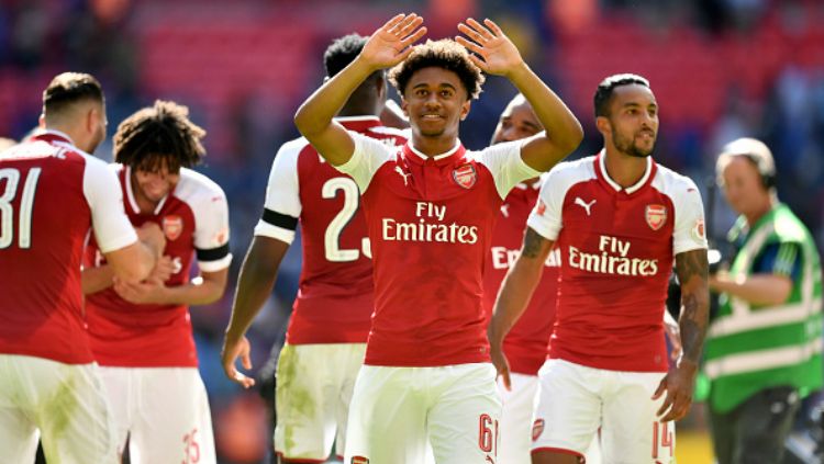 Reiss Nelson, wonderkid Arsenal. Copyright: © Getty Images