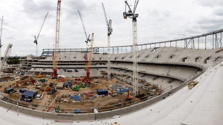 Pembangunan stadion White Hart Lane. Copyright: © thesun.co.uk