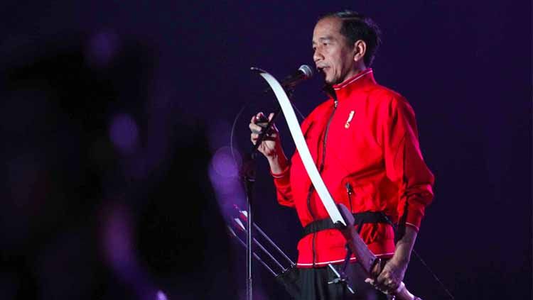 Presiden Joko Widodo memberi target khusus untuk Timnas Indonesia di Asian Games 2018. Copyright: © Humas INASGOC
