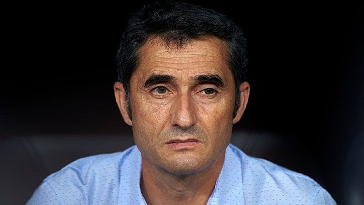 Ernesto Valverde, pelatih Barcelona. Copyright: © Getty Images