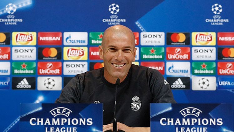 Zinedine Zidane, pelatih Real Madrid. Copyright: © Getty Images