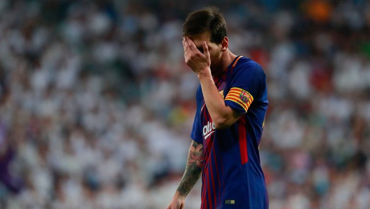 Lionel Messi, pemain megabintang Barcelona. Copyright: © Getty Images