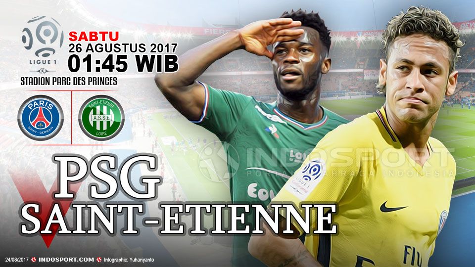 Prediksi PSG vs Saint-Etienne. Copyright: © Grafis:Yanto/Indosport.com