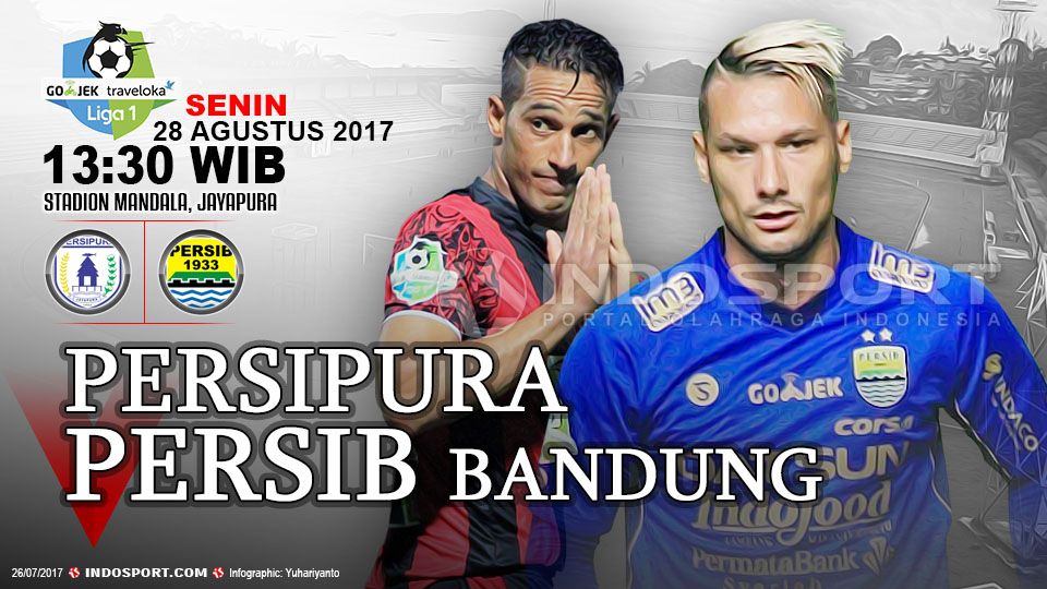 Prediksi Persipura vs Persib Bandung. Copyright: &copy; Grafis:Yanto/Indosport.com