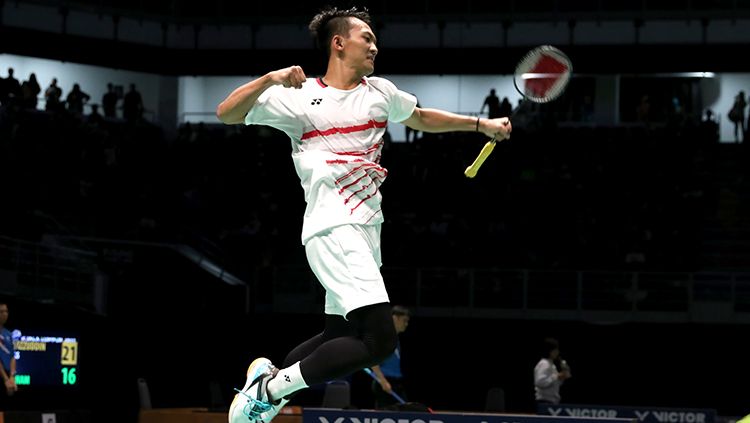 Mantan pebulutangkis tunggal putra Indonesia, Ihsan Maulana Mustofa kembali mencuri perhatian lantaran pernah melakukan aksi heroik di ajang SEA Games 2017. Copyright: © HUMAS PBSI