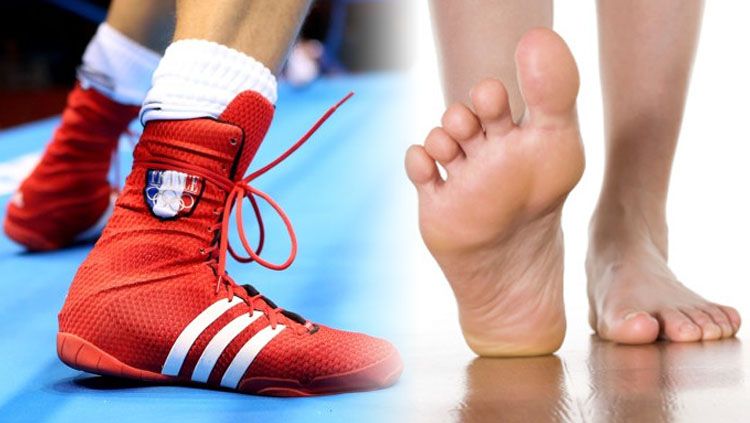 Sepatu tinju. Copyright: © Indosport,com