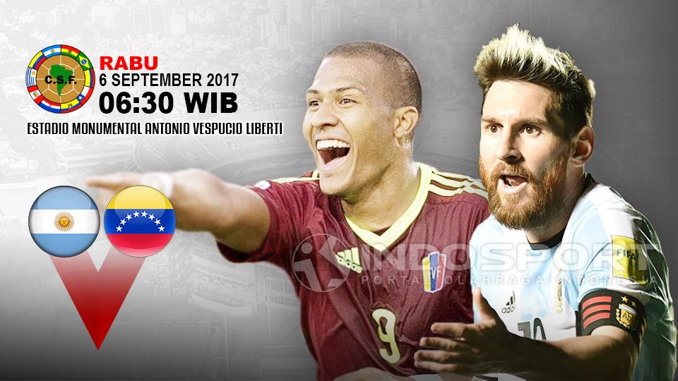 Prediksi Argentina vs Venezuela. Copyright: © Grafis: Eli Suhaeli/INDOSPORT