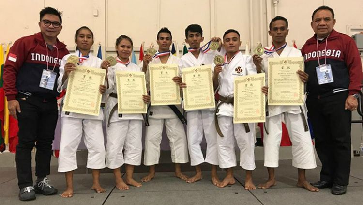 Atlet NTT jadi juara dunia kempo 2017. Copyright: © KONI NTT