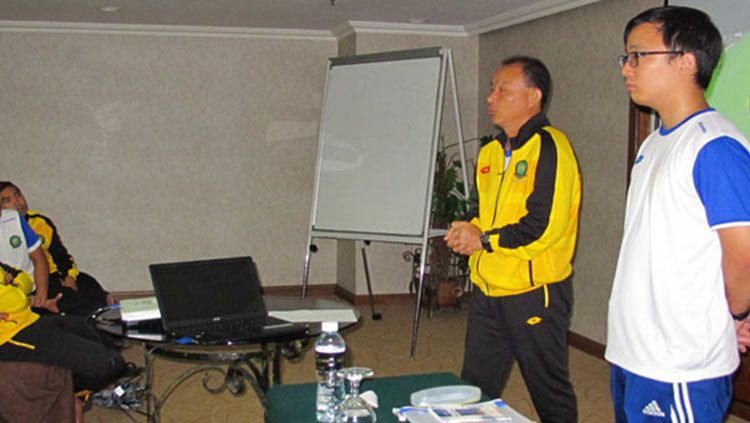 Pengembangan Sepakbola Brunei yang bekerja sama dengan Jepang. Copyright: &copy; JFA