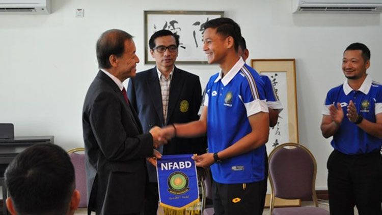 Pengembangan Sepakbola Brunei yang bekerja sama dengan Jepang. Copyright: &copy; JFA